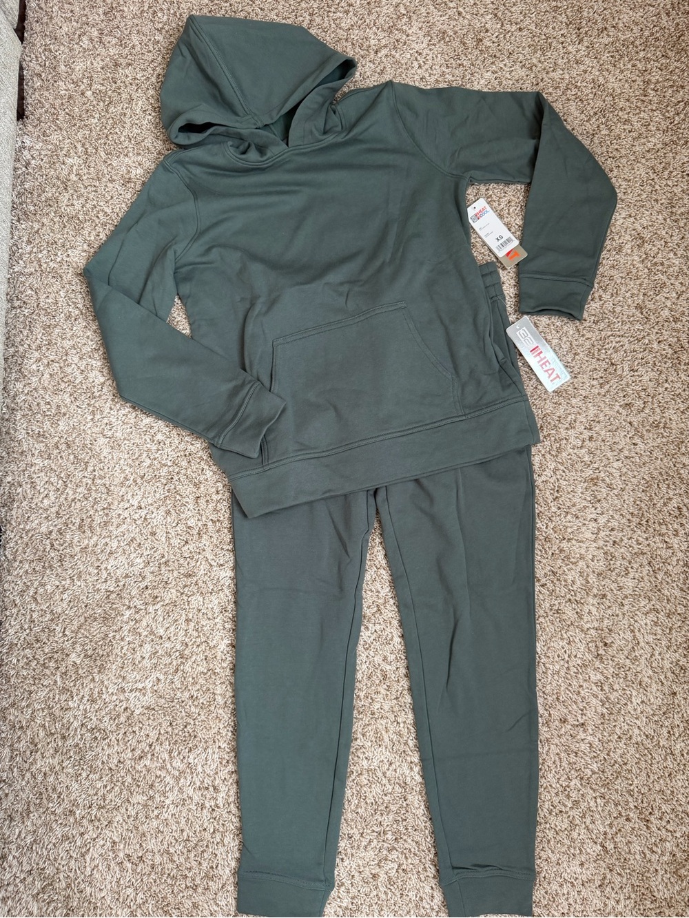 Women’s Olive Green Hoodie & Jogger Set